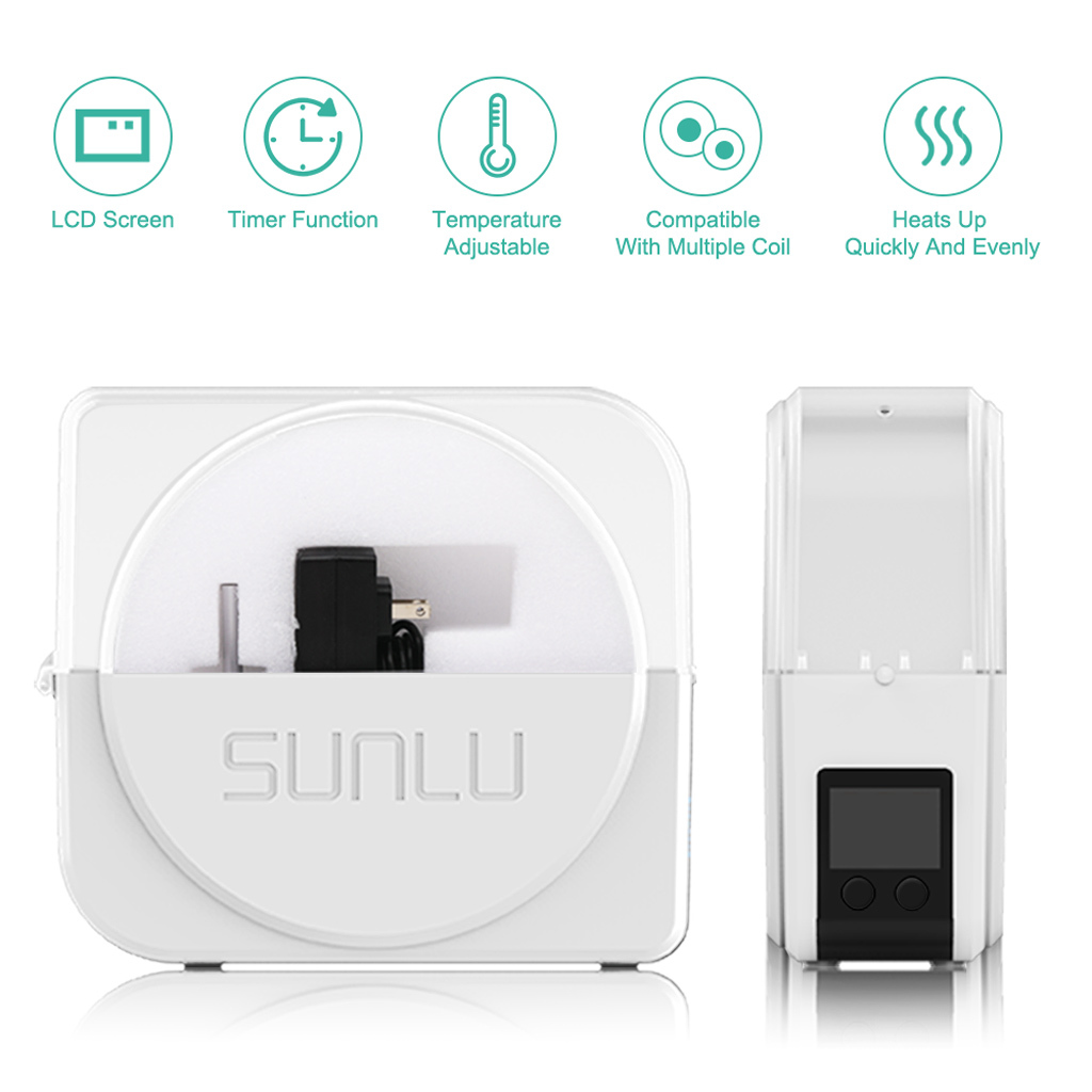 Sunlu s1 + caixa de secagem de filamento 3d, caixa de armazenamento de filamento de secagem, mantendo o suporte seco de filamento para impressão 3d, aquecimento rápido
