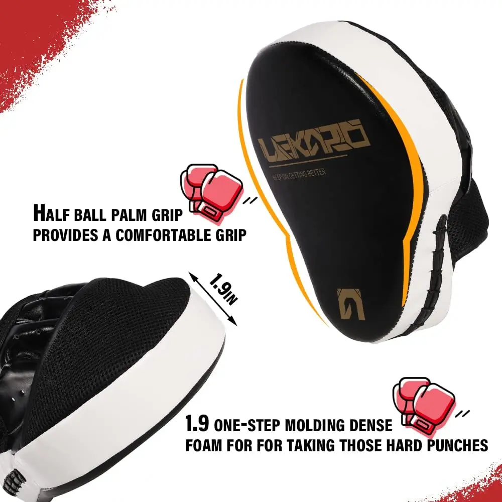 Lekaro Boxing Pu Kick Pad Muay Thai Sanda Foot Target High Elastic Training Block combattimento libero Mma Taekwondo Sanda Hand Target