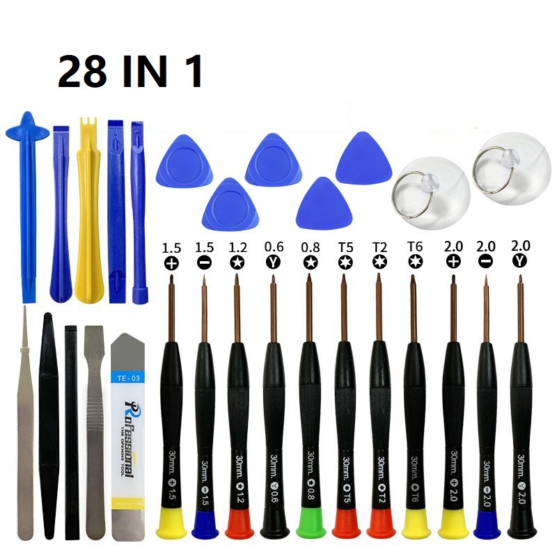 40 in 1 Mobile Phone Repair Tools Kits Phones Opening Screen Pry Mobile Phone Screwdriver Tools for iPhone Samsung Xiaomi Huawei