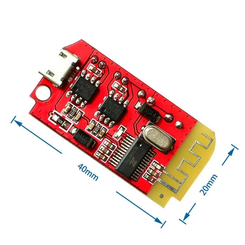 Плата усилителя CT14 Micro 4,2 Stereo Bluetooth, аудиомодуль класса F 5 Вт + 5 Вт, модифицированный динамик «сделай сам» с зарядкой