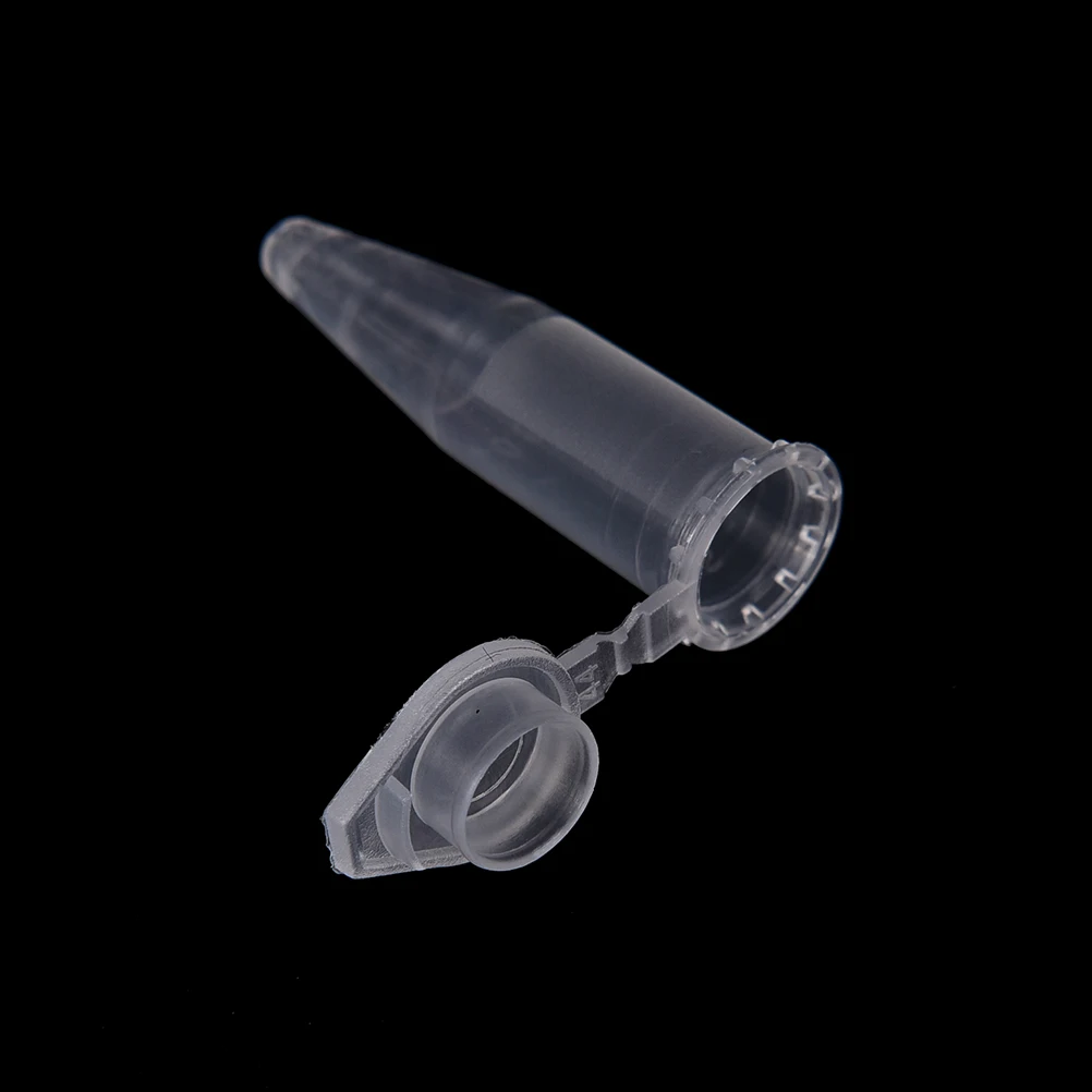 Prova di centrifuga in plastica da 50 pezzi da 1,5 ml con tappo a scatto, contenitore per fiale, forniture da laboratorio