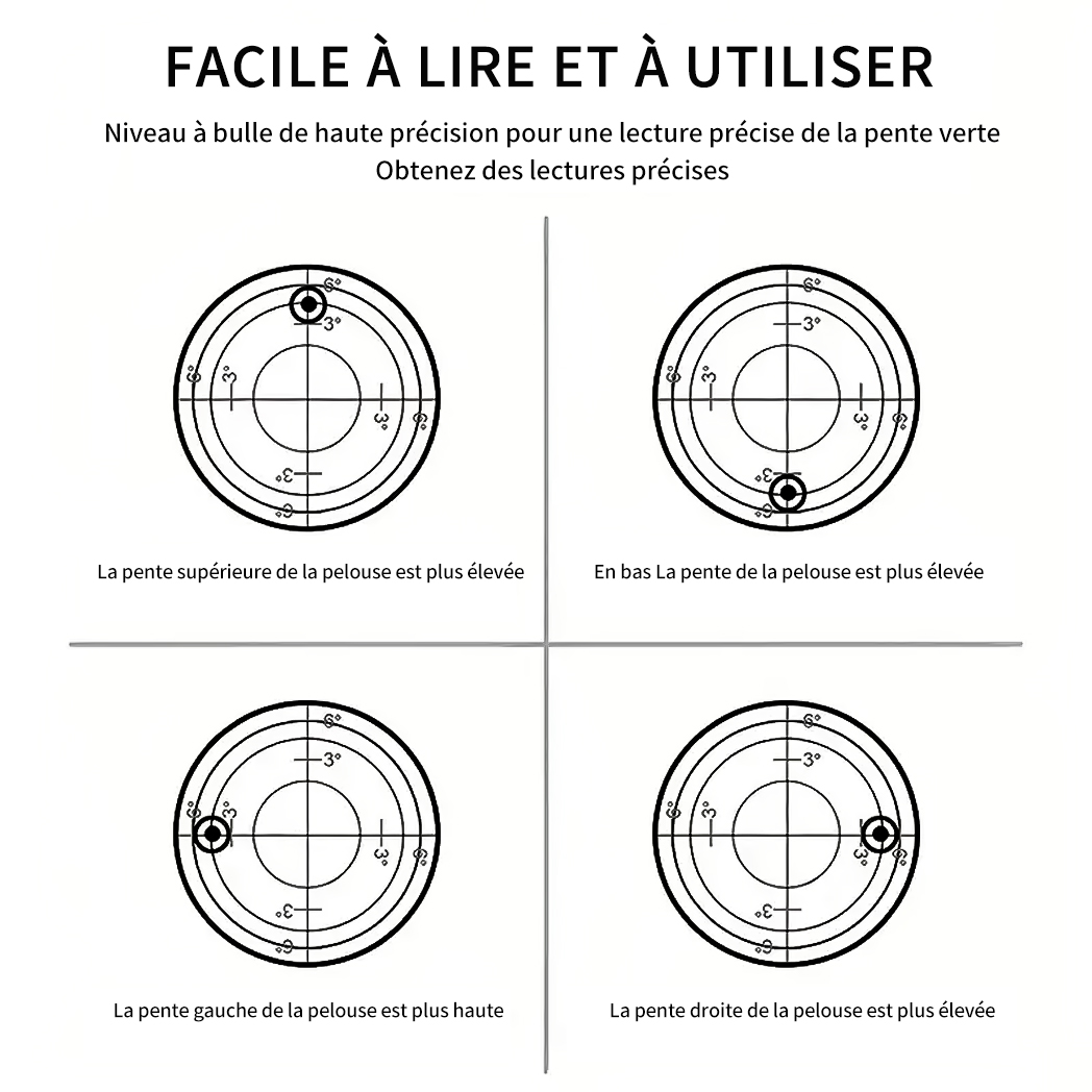 Caiton-Pince à chapeau de golf magnétique et marqueur de balle, niveau de précision, aide au placement de golf 11%, hommes et femmes