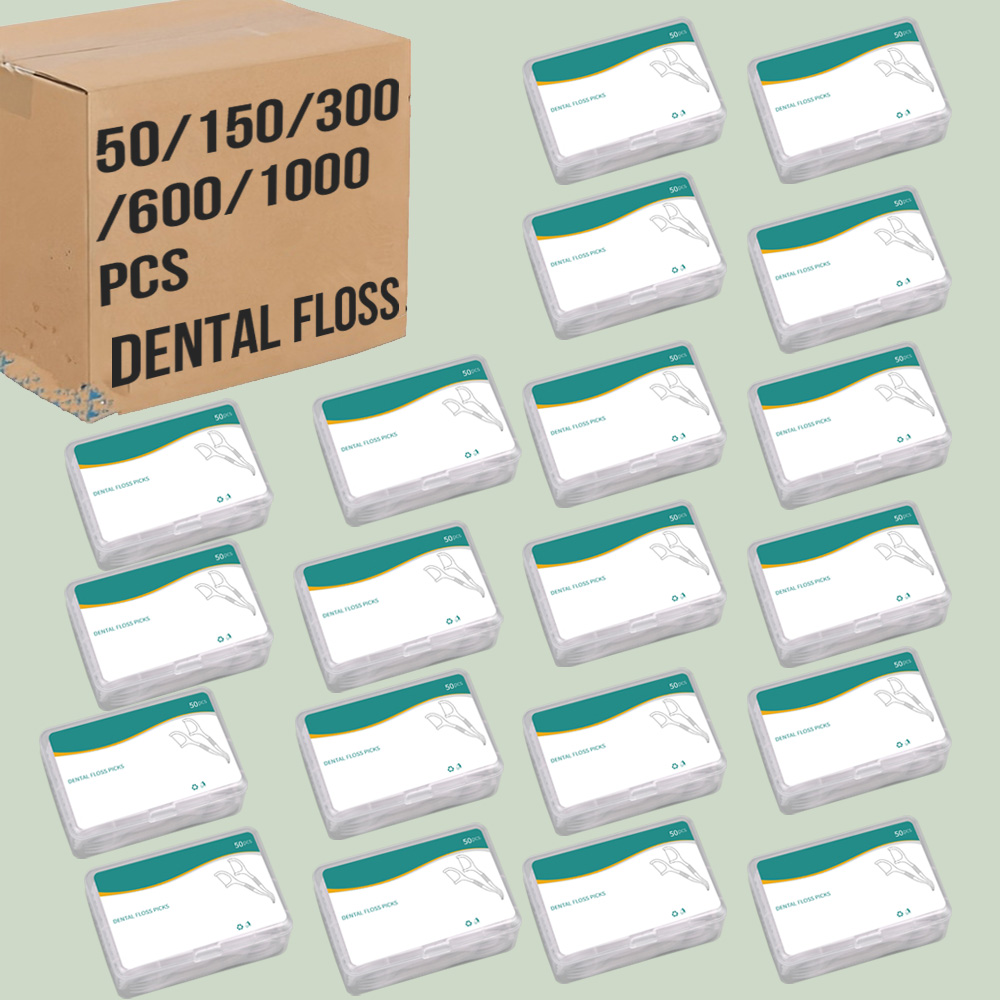 1 box/3 boxes/6 boxes/12 boxes/20 boxes - Fine sliding dental floss stick -50PCS/box - Cleaning interdental gap tool