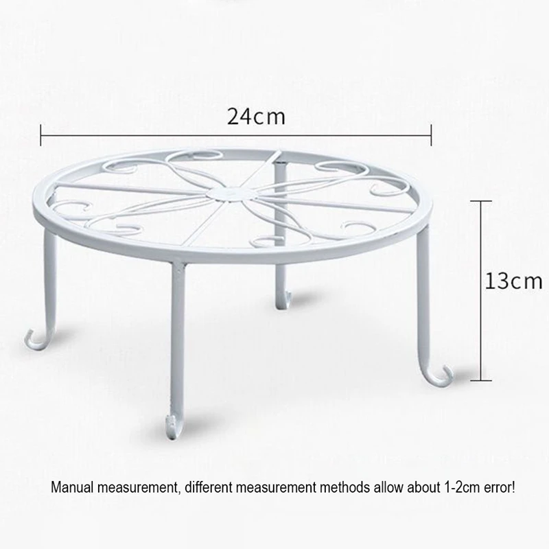 Suporte de metal para plantas, base para vaso de flores, banco para casa, jardim, interior e externo, exibição de plantas, suporte independente para bonsai