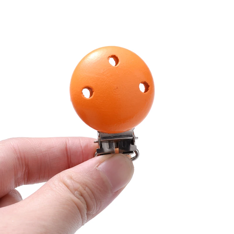 5 Cái/lốc 10 Màu 30Mm Cho Bé Tự Làm Núm Vú Dây Chuyền Tinh Phụ Kiện Vòng Gỗ Núm Vú Giả Kẹp An Toàn Cho Bé Mọc Răng bộ Trang Sức