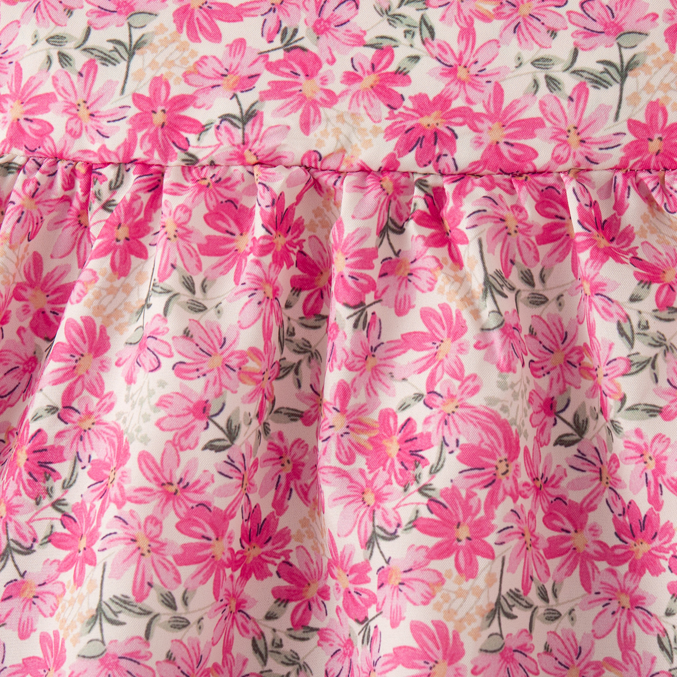 Abito da festa estivo da spiaggia per ragazze Abito con bretelle con stampa floreale con fiocco rosso rosa Abito da esterno casual per ragazza Cappello inviato
