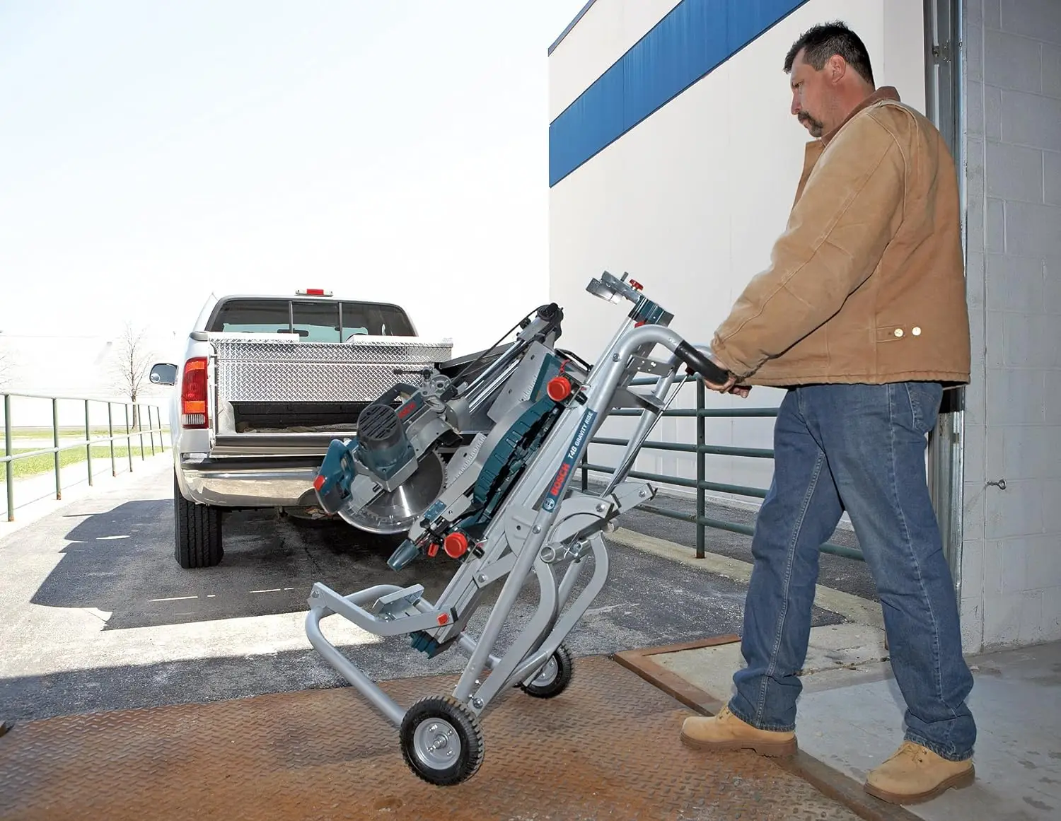Wheeled Miter Saw Stand T4B