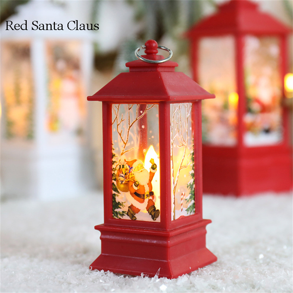 Christmas Lantern Light Merry Christmas Decorations for Home 2025 Navidad Christmas Tree Ornaments Xmas Gift Happy New Year