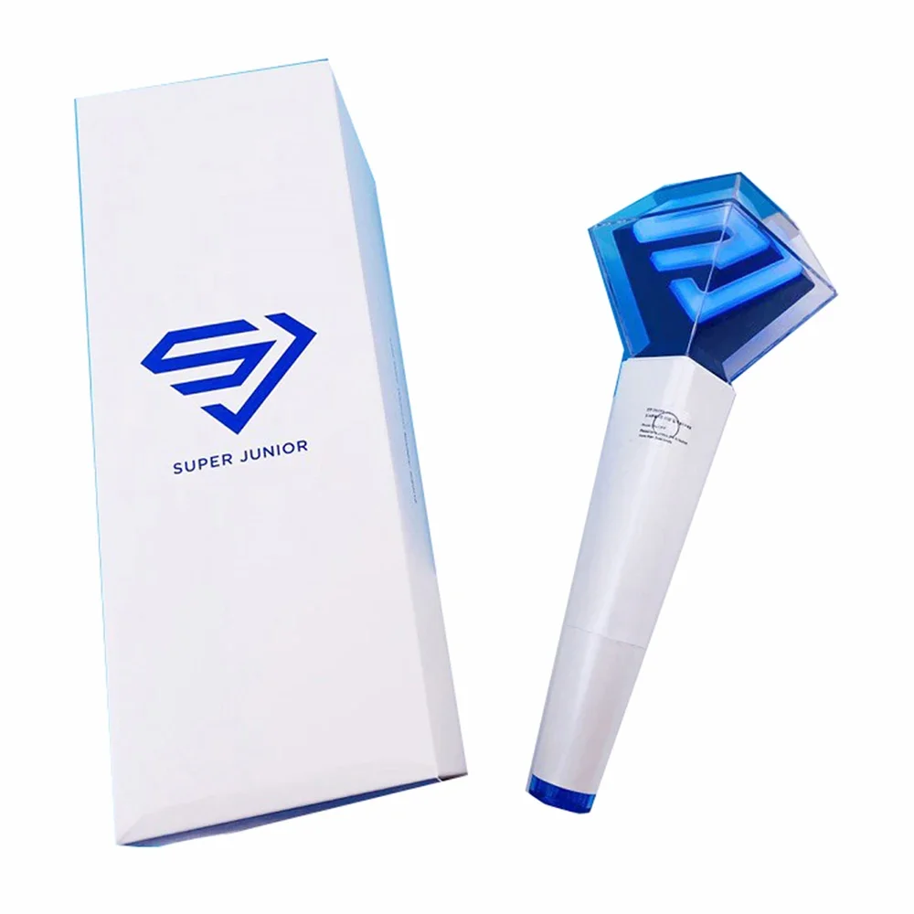 KPOP Super Junior Lightstick Ver.2 mit Bluetooth Glow Hand Light Konzert Cheer Superjunior Light Stick Lampe Fans Collection Spielzeug