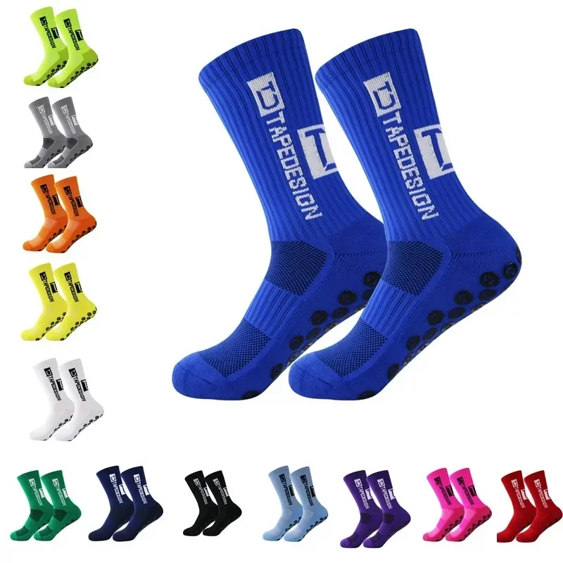 Calzini da calcio antiscivolo professionali Uomo Donna Calcio antiscivolo Basket Tennis Calzini sportivi Grip Calzini da ciclismo 1 paio