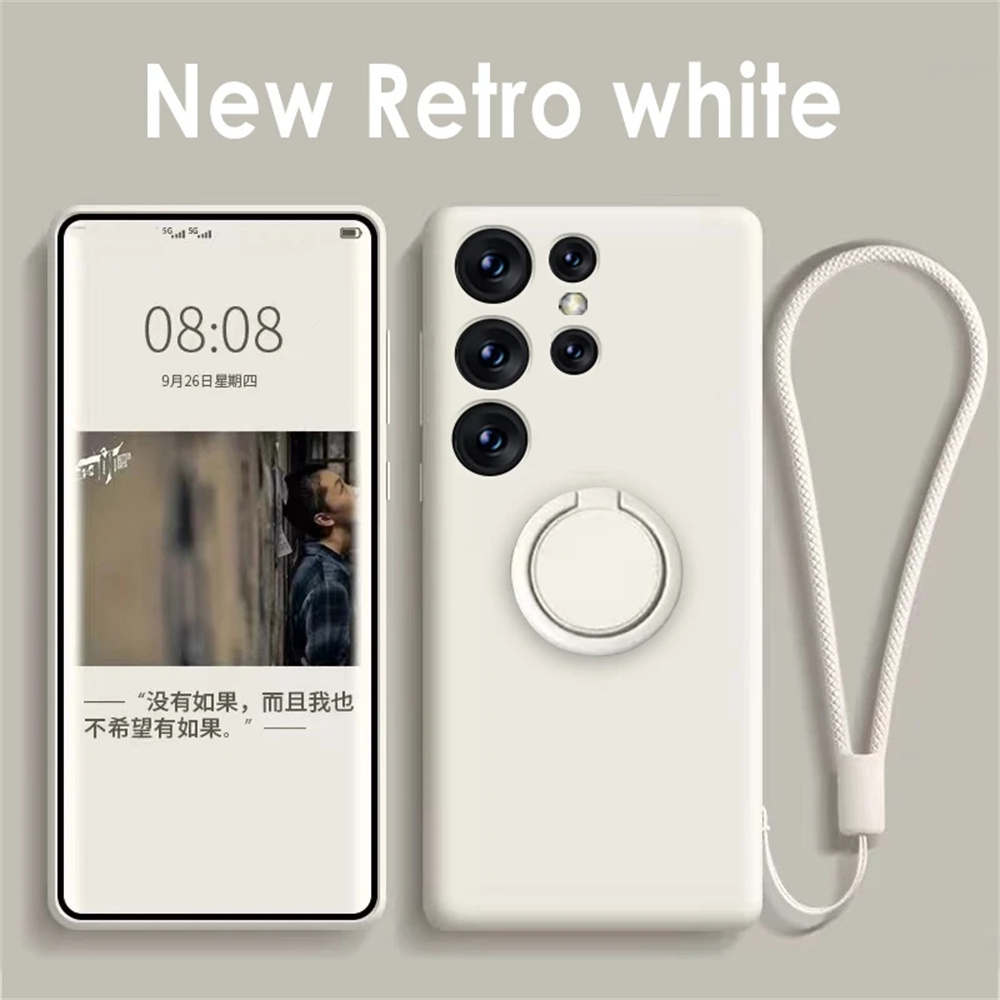 Magnetische Halterhülle für Samsung Galaxy S24 S23 S22 S21 Ultra Plus S20 FE Note 20 A54 A53 A52 A13 A14 A34 Flüssigsilikonhülle