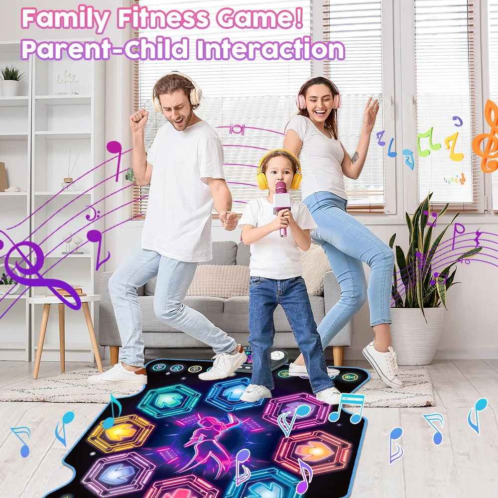 VATOS-Polymères de danse pour enfants, 27 recycl8 LED prédire, Bluetooth, 5 modes de jeu, musique intégrée, 3 ans et plus