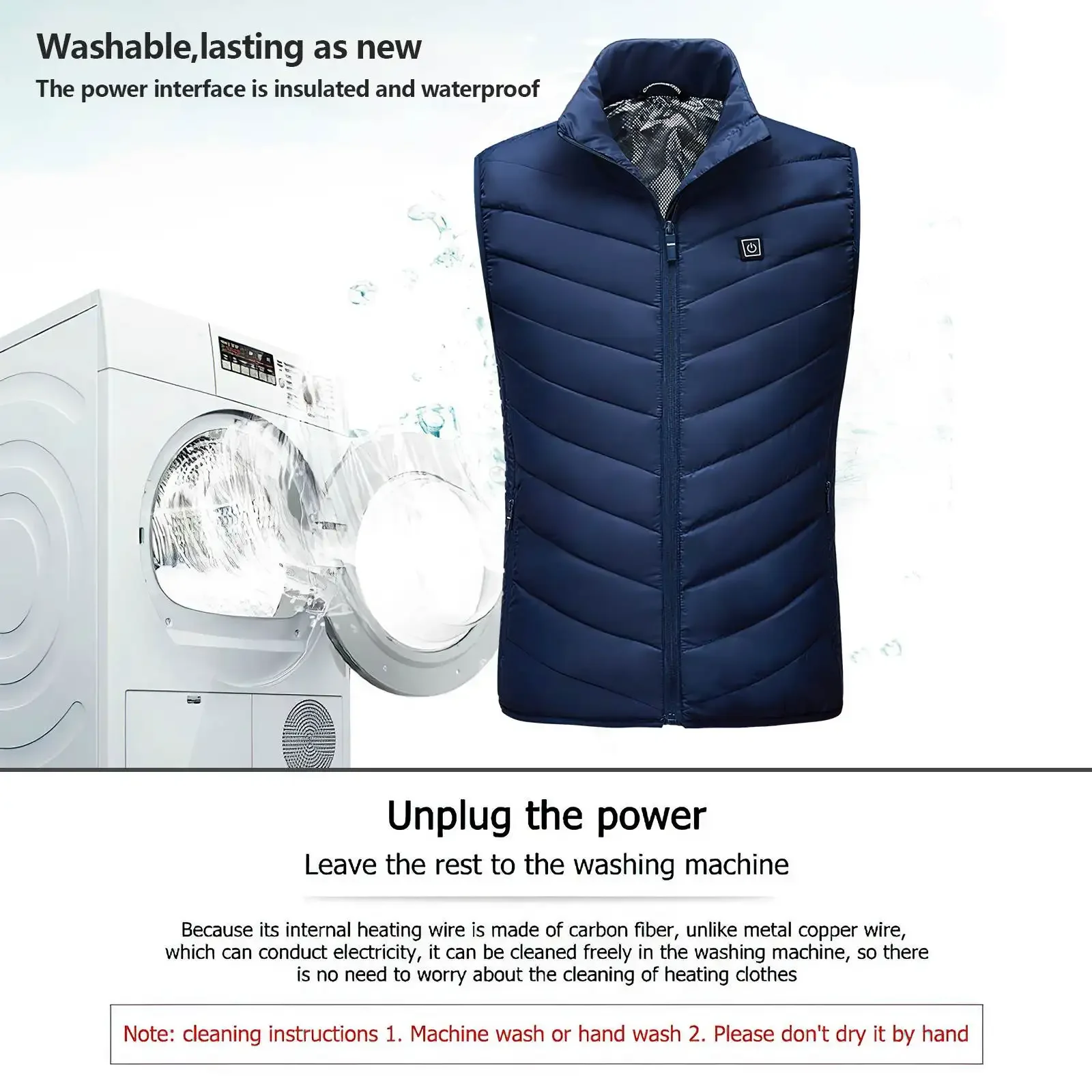 Chaleco calefactable con zonas, chaquetas eléctricas lavables con calefacción, ropa deportiva para hombres y mujeres, abrigo calefactable, abrigo térmico de grafeno, chaqueta calefactora USB