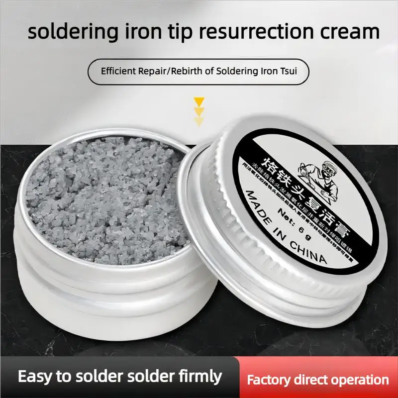 New Solder Cream Non-stick Tin Electrical Soldering Iron Tip Refresher Repair Tool Soldering Paste for Metal Soldering Iron Tip
