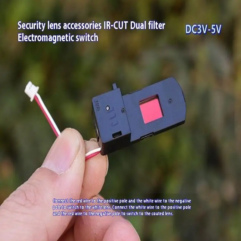 Individuele IR-CUT dubbele filter, elektromagnetische schakelaar, DC 3V-5V voor ladebeveiligingslens DIY-component