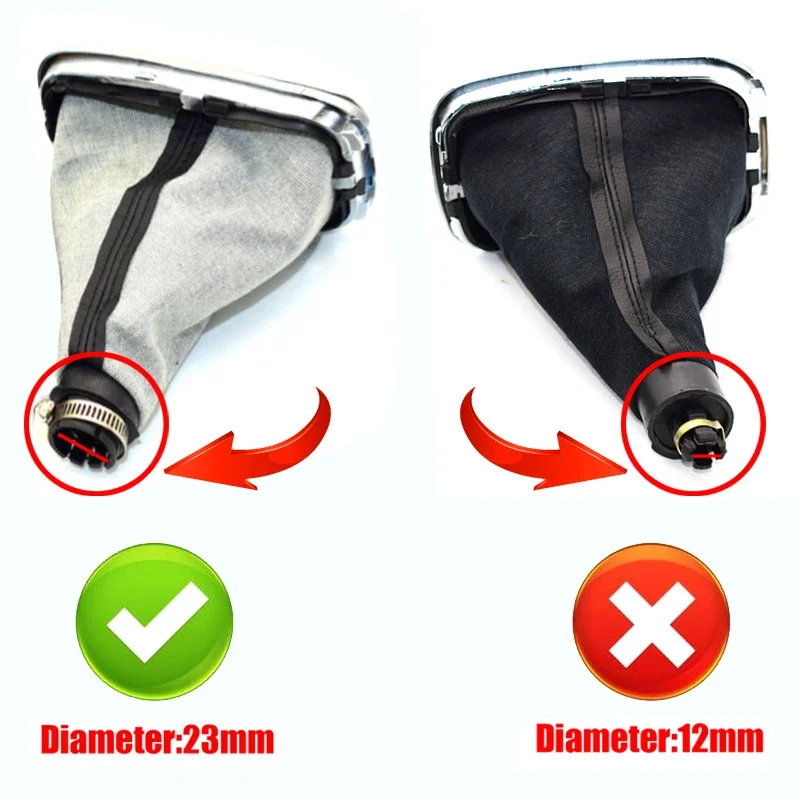 23Mm Dành Cho Xe Volkswagen VW Golf 4 IV MK4 GTI R32 Bora Jetta 5 Tốc Độ Khung Đen Bánh Răng Chuyển Dịch Núm Vặn lever Tem Mạc Khởi Động 1999-2004