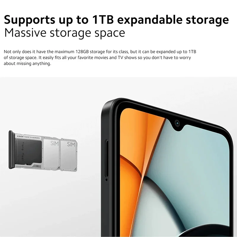 Versão global do smartphone Xiaomi Redmi A3 Mediatek Helio G36 Ecrã HD de 6,71 polegadas Câmara dupla Bateria de 5000 mAh Carregamento rápido de 10 W