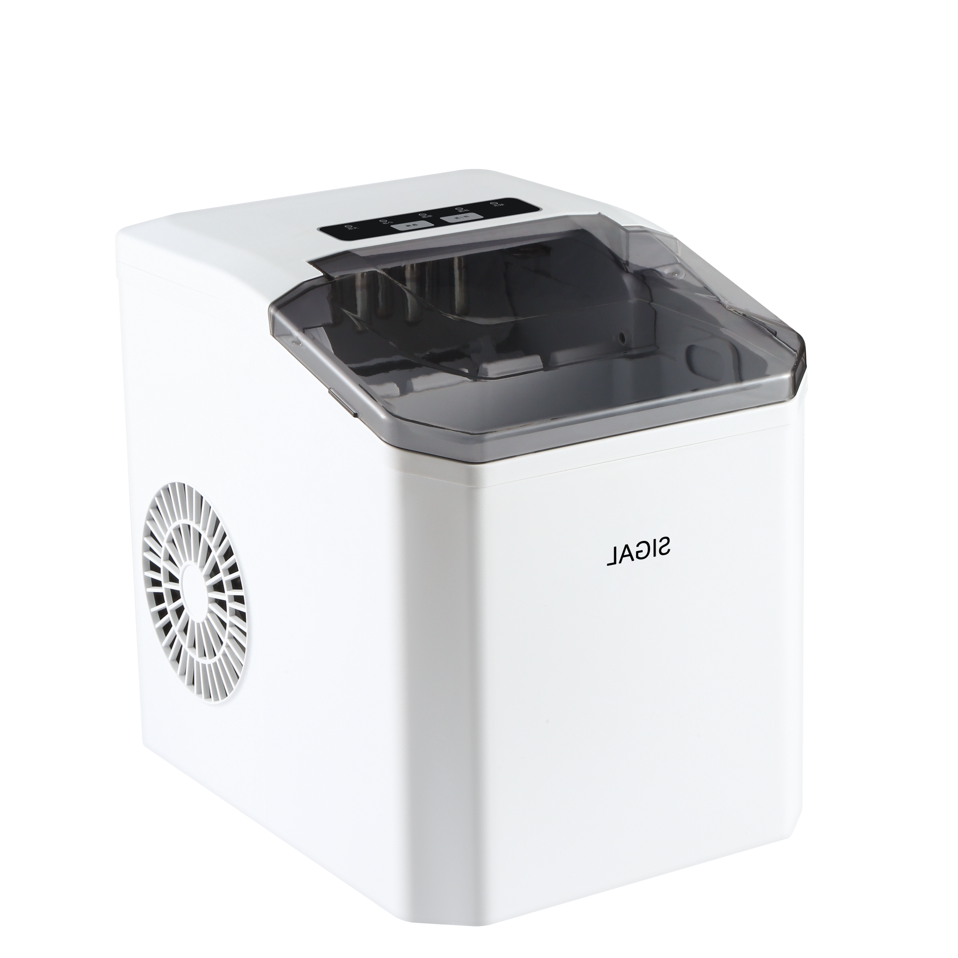 Pembuatan Es 12-15Kg Rumah Asrama Harian Mini Rumah Kecil Peluru Mesin Pembuat Es Otomatis Es Bulat