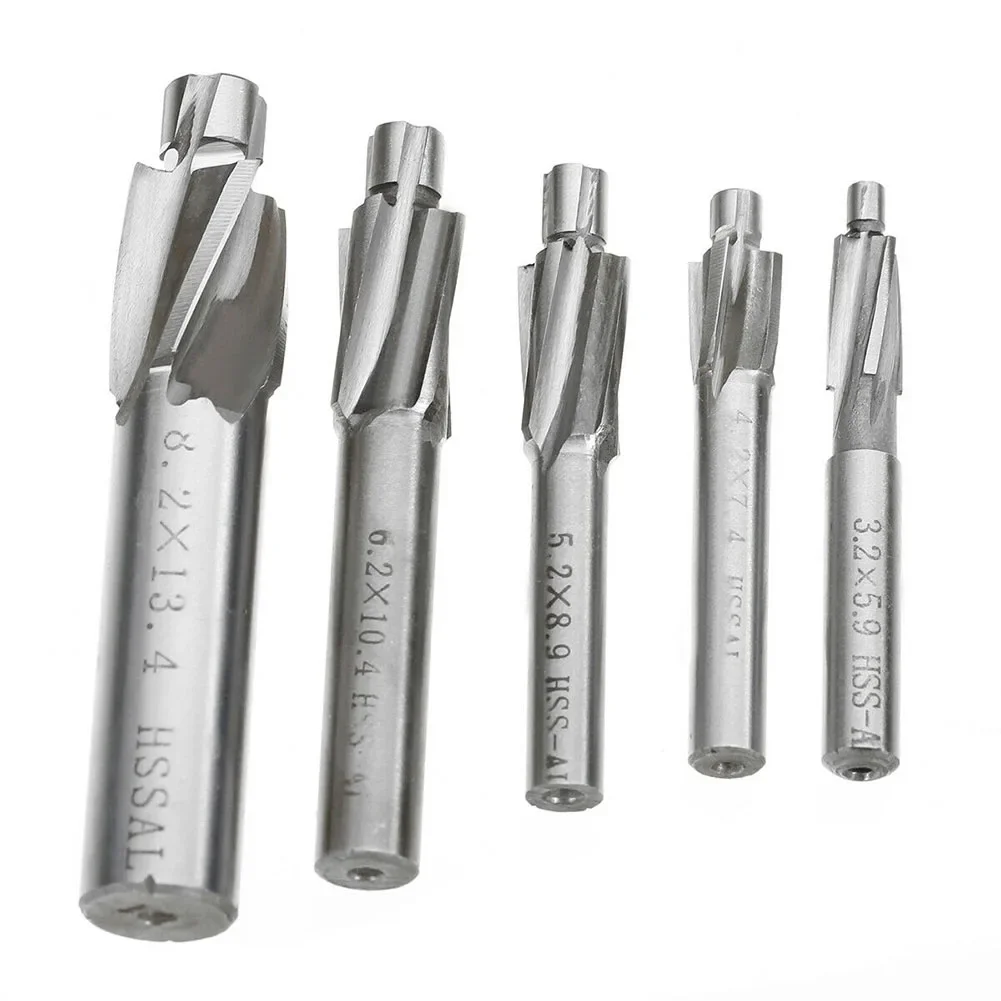 Hss rebocador fresa M3-M8 piloto ferramentas de entalhe escareador fresa broca escareada plana escareada broca 2025