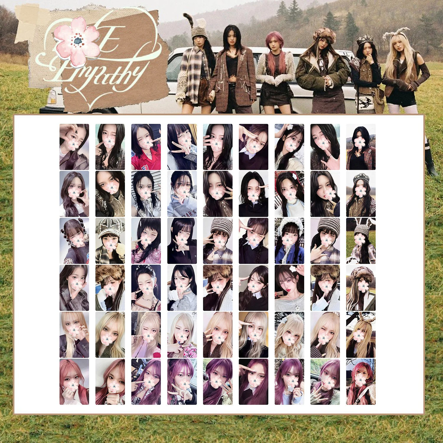 Korean girl group ablum lomo card third mini album Empathy bonus card Zhang Yuan Ying An You Zhen Nao Jing Lian Li Xianrui