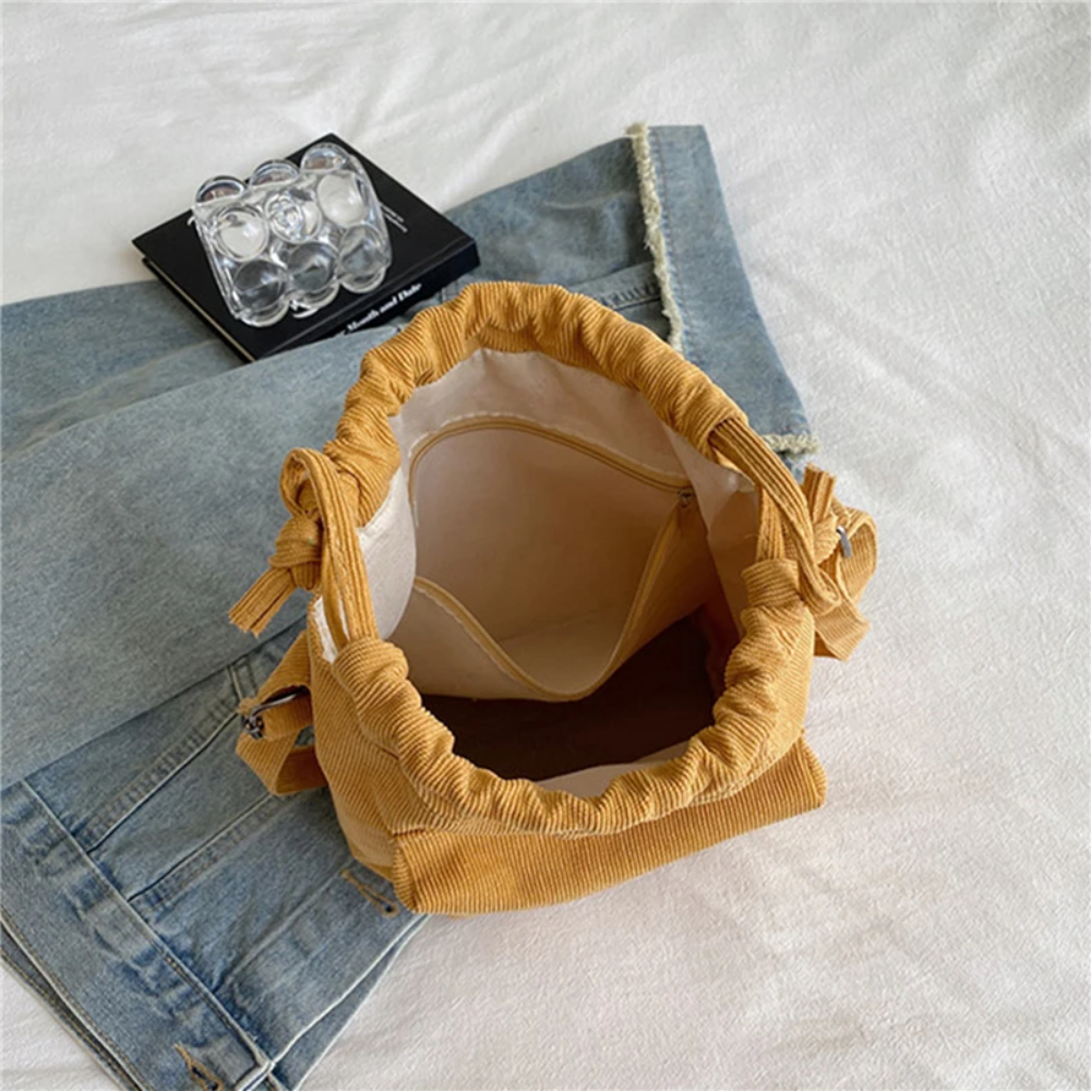 女性用ミドル丈ショルダーバッグ,韓国スタイル,巾着付きバケットバッグ,軽量カジュアルユースショルダーバッグ,ニューコレクション2024