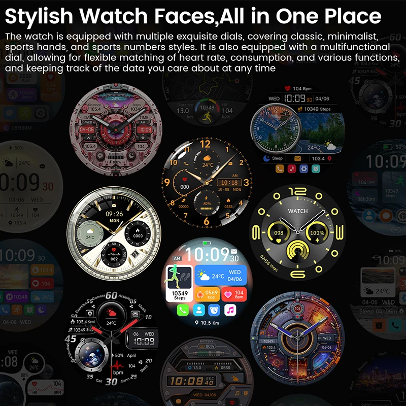 2025 neue Für Android und ios Smart Uhr Männer AMOLED Bildschirm GPS Motion traject Herzfrequenz Bluetooth Anrufe SmartWatch wasserdicht