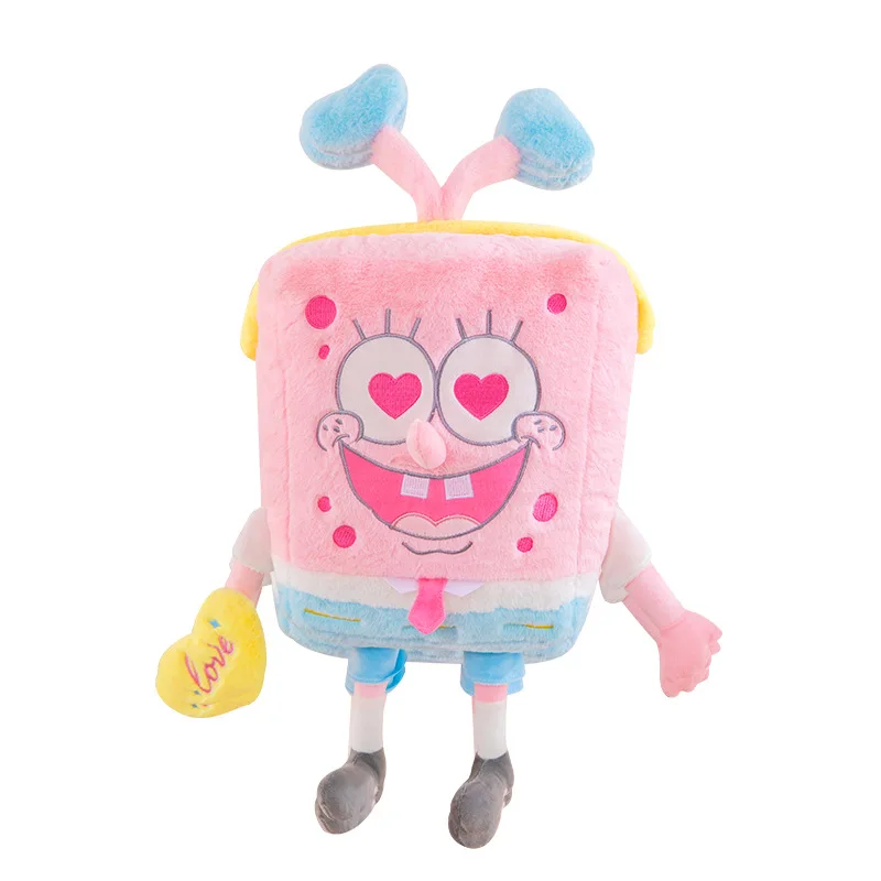 40 ซม.Spongebob Squarepants Patrick Star สีชมพู Kawaii การ์ตูนคอสเพลย์ตุ๊กตา Plush ของเล่นตุ๊กตาของขวัญวันเกิดสําหรับเด็กหญิงเด็กชาย