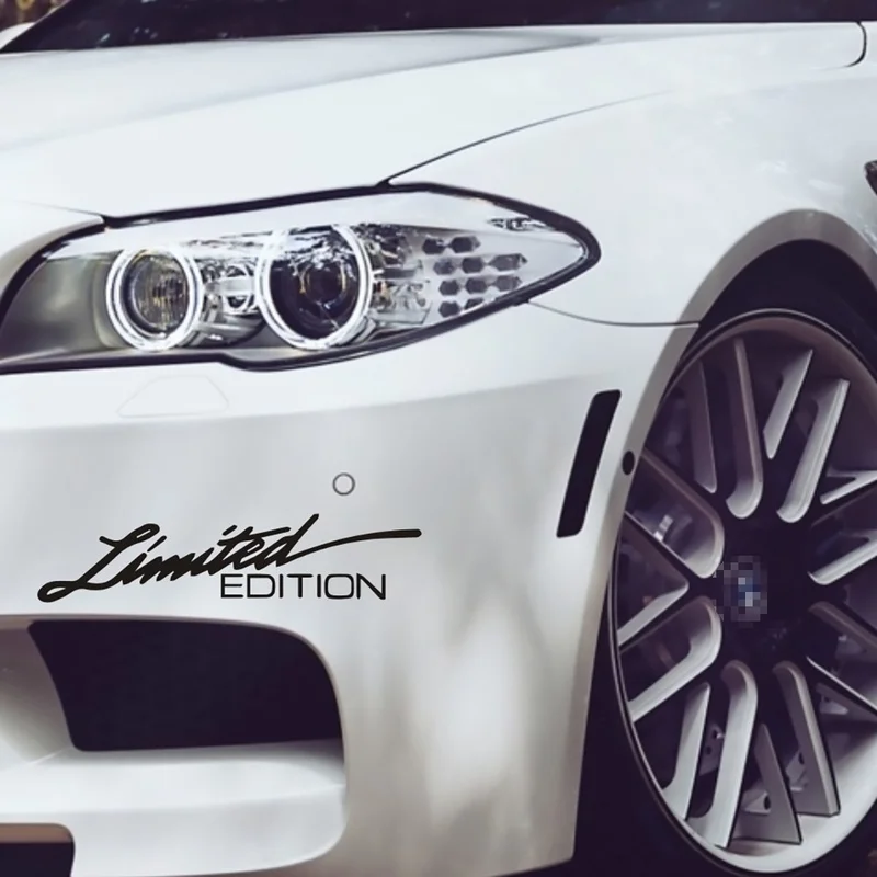 Auto Laser Aufkleber LIMITED EDITION Englisch Brief Auto Front Dekoration Reflektierende Aufkleber Auto Styling Aufkleber Auto Aufkleber 16*4 cm