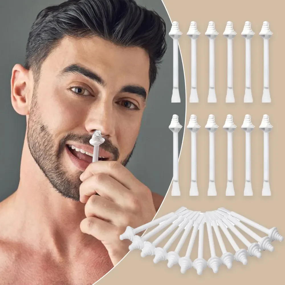 Bastoncini di cera per il naso 100/60/40/10PCS Applicatori di cera per il naso per indolore Strumento di depilazione del naso Accessori per cera Cera d'api sicura