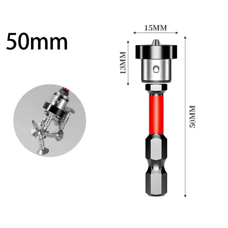 Positioning Screwdriver Bits Drywall Screw Bits 50mm Gypsum Board Plasterboard Screws Locating Batch Head Drilling Tools