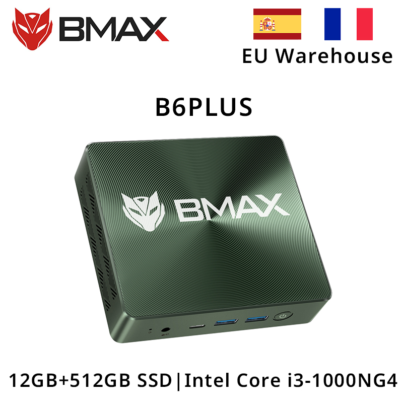 BMAX B6 Plus / Pro Mini PC Windows 11 PC Intel I3 I5 16GB DDR4 RAM 512GB SSD WIFI 5 USB 3.0 USB * 3 HDMI * 2
