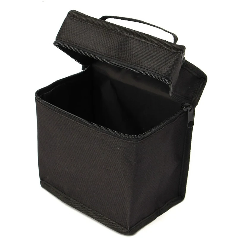 Rotuladores artísticos plegables con cremallera, bolsa de almacenamiento de lona para lápices, color negro, 30/40/60/80/168 piezas