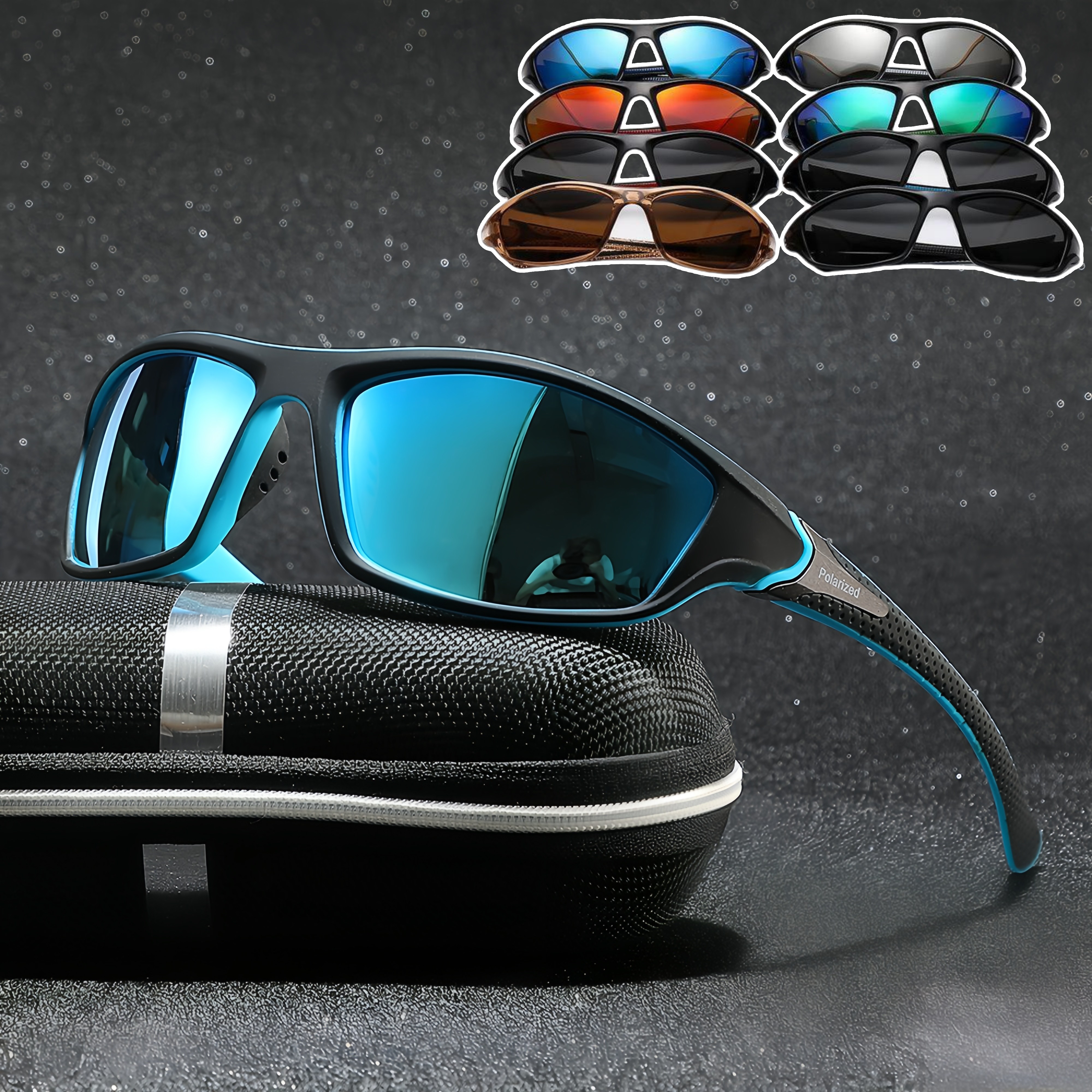 Модные спортивные поляризационные солнцезащитные очки для мужчин и женщин, рыбалка, туризм, бег, велоспорт, альпинизм, спортивные мужские солнцезащитные очки UV400, очки