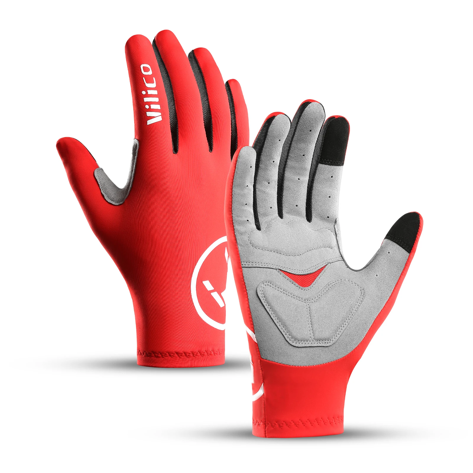 Vilico-guantes de ciclismo profesionales para exteriores, protectores de manos con pantalla táctil sensible, absorción de impactos, antideslizantes, resistentes al desgaste
