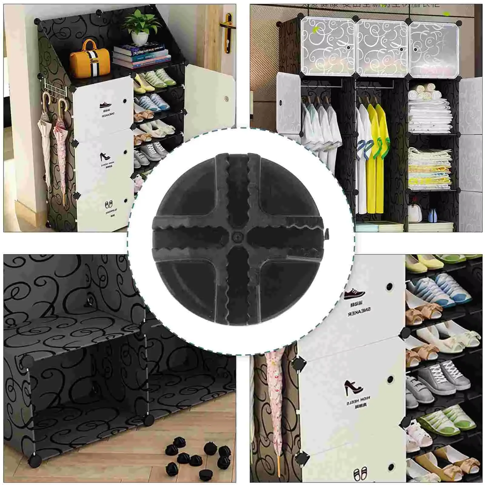 20 Pcs Wire Cube Storage Connectors for Cube Storage Shelving and Cabinet Modular Organizer Closet Clasp Buckle Clip