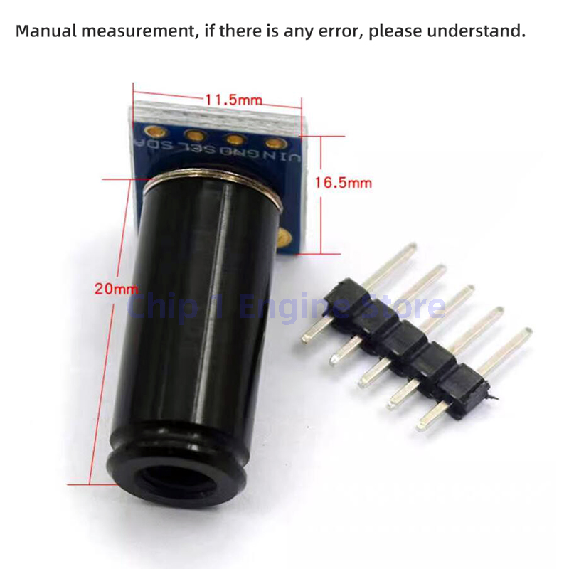GY-906 MLX90614ESF-DCI Hochpräzises Infrarot-Temperatursensormodul 50 cm bis 1 m Ferntemperaturüberwachung