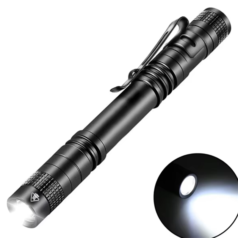 1PC Pen Doctor LED Flashlight Mini 13cm Portable White Light Dentist Nurse Torch Camping Hiking Adventure Out Flashlights