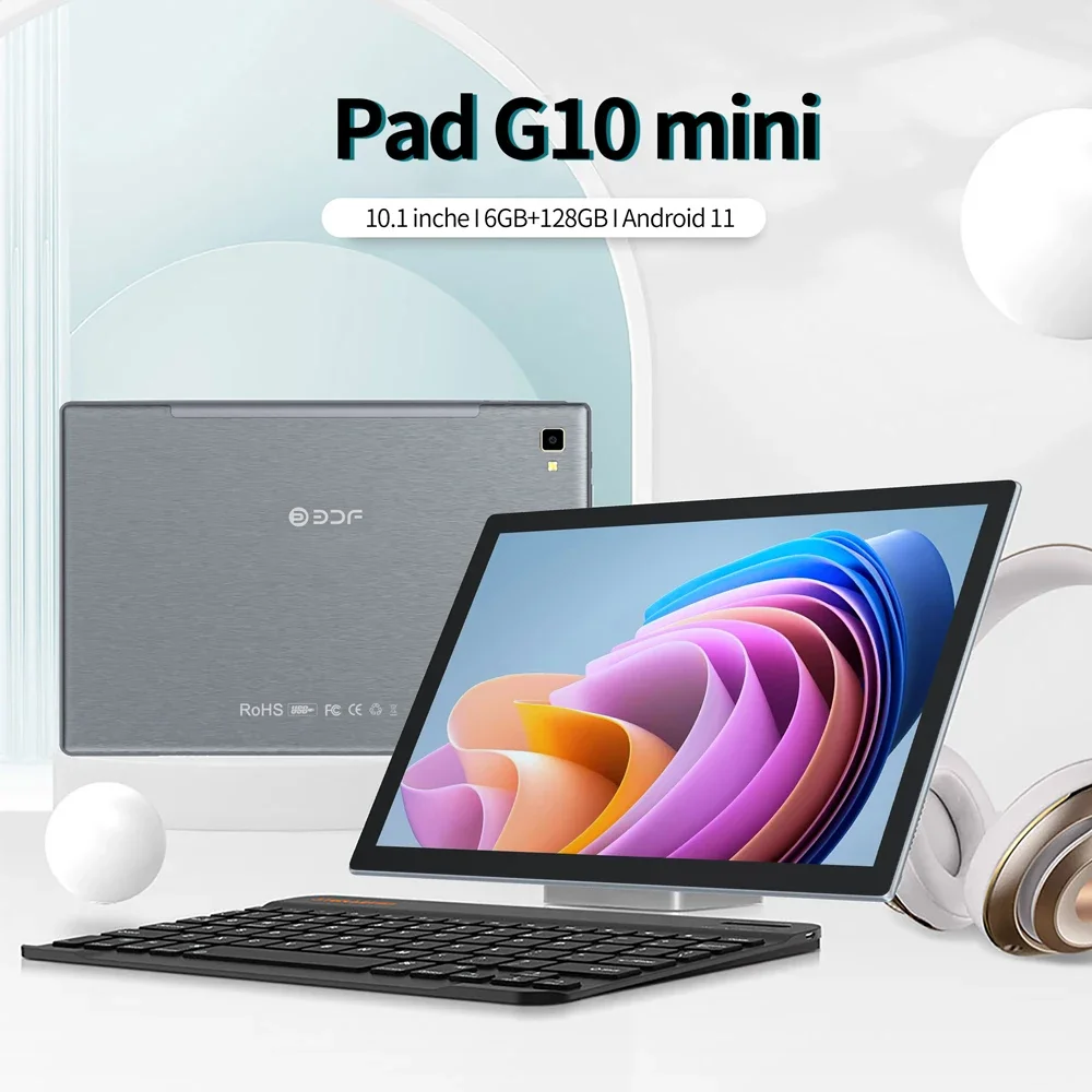 Tableta de 10,1 pulgadas con Android 12, dispositivo con ocho núcleos, 4G, llamadas telefónicas, SIM Dual, WiFi Dual, Bluetooth, Google Play
