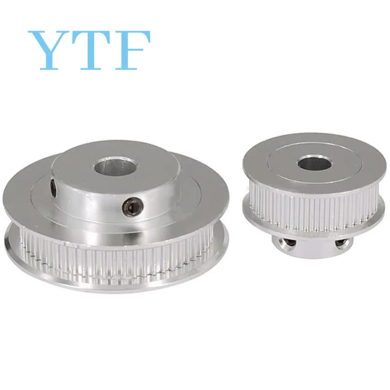 GT2 Thời Gian Ròng Rọc 30 36 40 60 Răng 2GT Bánh Xe Phần Cấu Tạo 5Mm 8Mm Nhôm Bánh Răng Rộng 6Mm 10Mm 3D In Một Phần