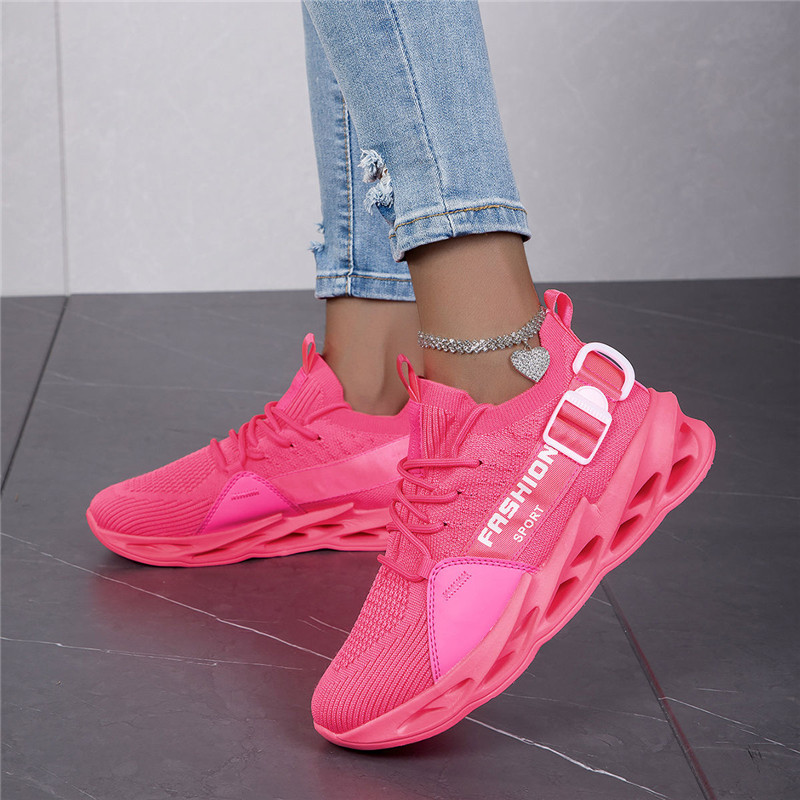 Gorąca wyprzedaż Moda Fioletowe Casualowe Trampki Kobiety Mężczyźni Blade Buty do biegania Duży rozmiar 48 Lekkie Oddychające Buty Sportowe Mężczyźni Mesh Sneaker