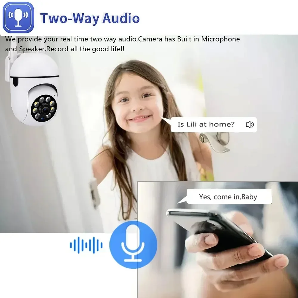 Tuya-cámara Wifi de 5MP para interiores, Monitor de bebé para mascotas PTZ 360, visión nocturna IR, detección Ai, cámaras IP de vigilancia P2P con Tuya Smart Life