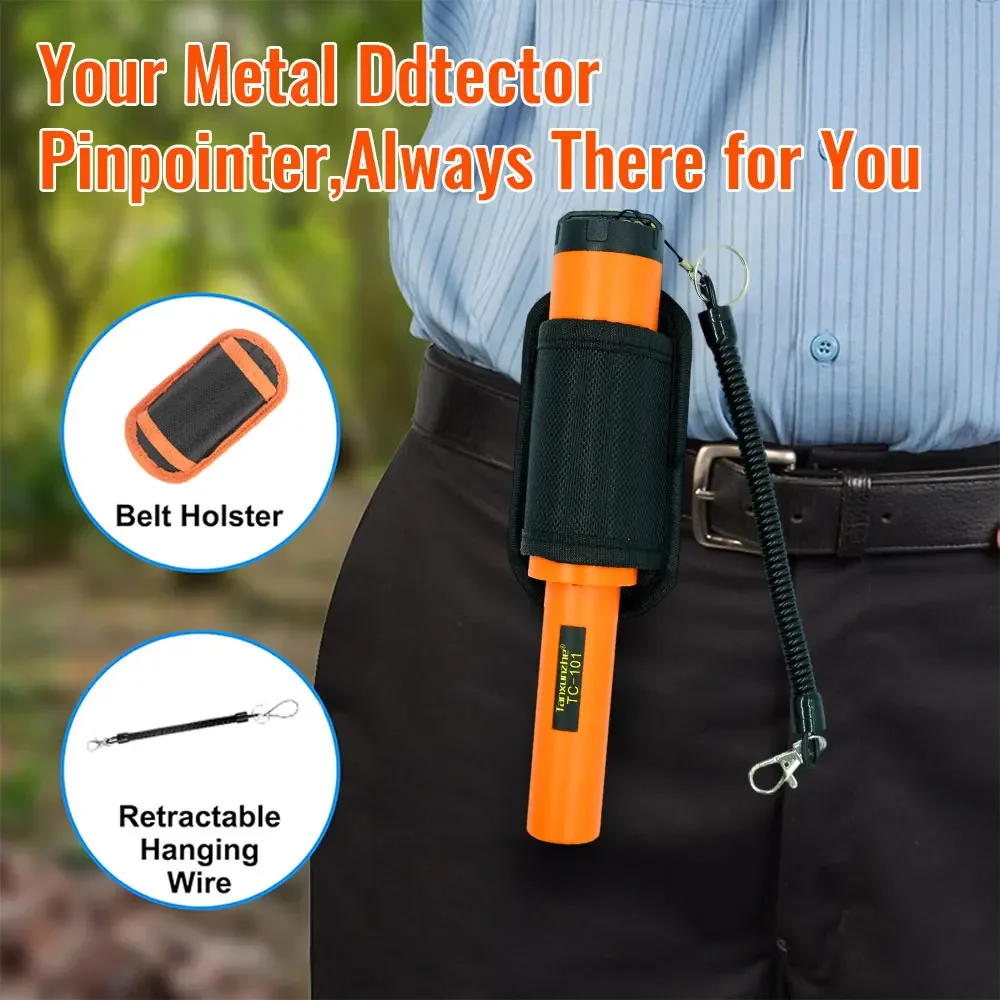 Nieuwe draagbare metaalpositioneringsstaaf ondergrondse metaaldetector TC-101 Handheld 360 °   Hoge gevoeligheid Gold Diggers Detector Rod