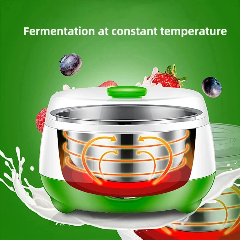 1L Electric Mini Yogurt Maker Automatic Multifunctional 220V Household Rice Wine Maker DIY Yogurt And Natto Fermenting Machine