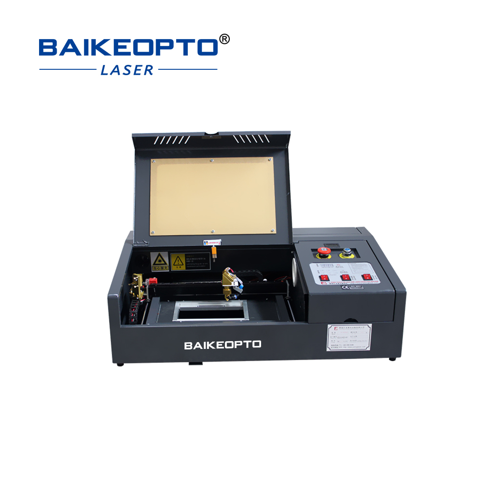 Baikeopto 50 W CO2 3020 Lasergravur-Schneidemaschine für Acryl, Holz, Bambus, Leder, Gummi