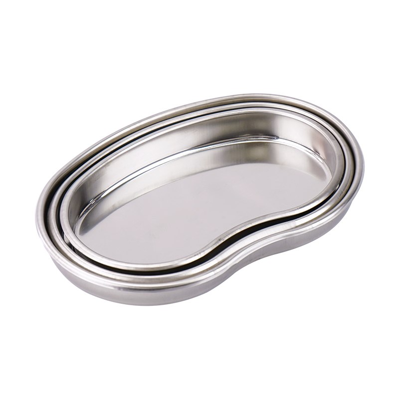 1 szt. Taca ze stali nierdzewnej w kształcie nerki, sterylizowana, do narzędzi medycznych, dentystycznych, chirurgicznych, kosmetycznych i do tatuażu - dostępne 3 rozmiary