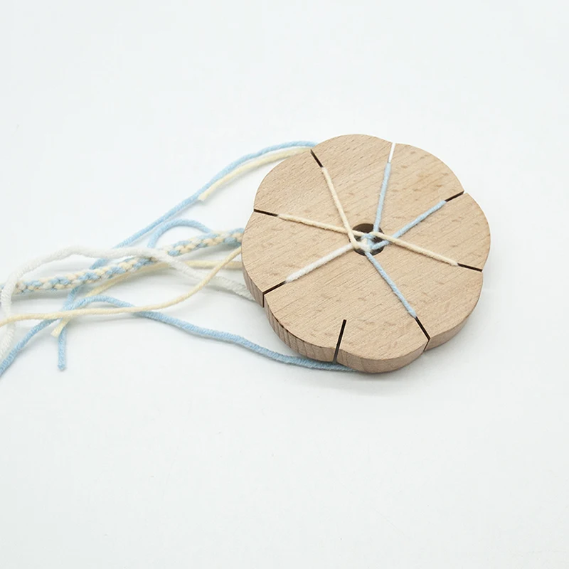 รอบ Kumihimo Beading สายไฟ Disc Disk Braiding เครื่องมือประดับด้วยลูกปัดแผ่น DIY เครื่องประดับโฟมสําหรับ Handmade Craft