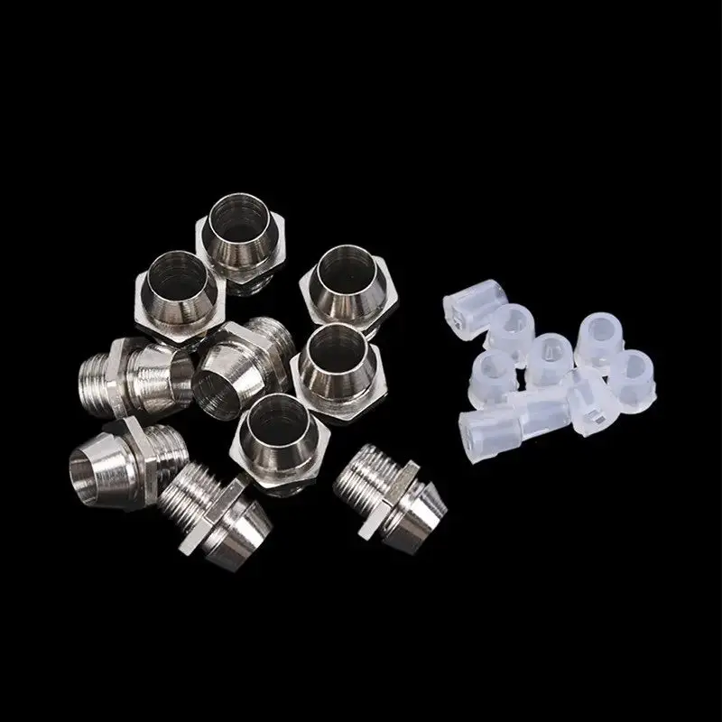 10 uds/50 Uds 3mm 5mm soporte LED abrazadera bisel soporte de lámpara LED cubierta Metal plateado níquel pantalla Blub Cup Shell