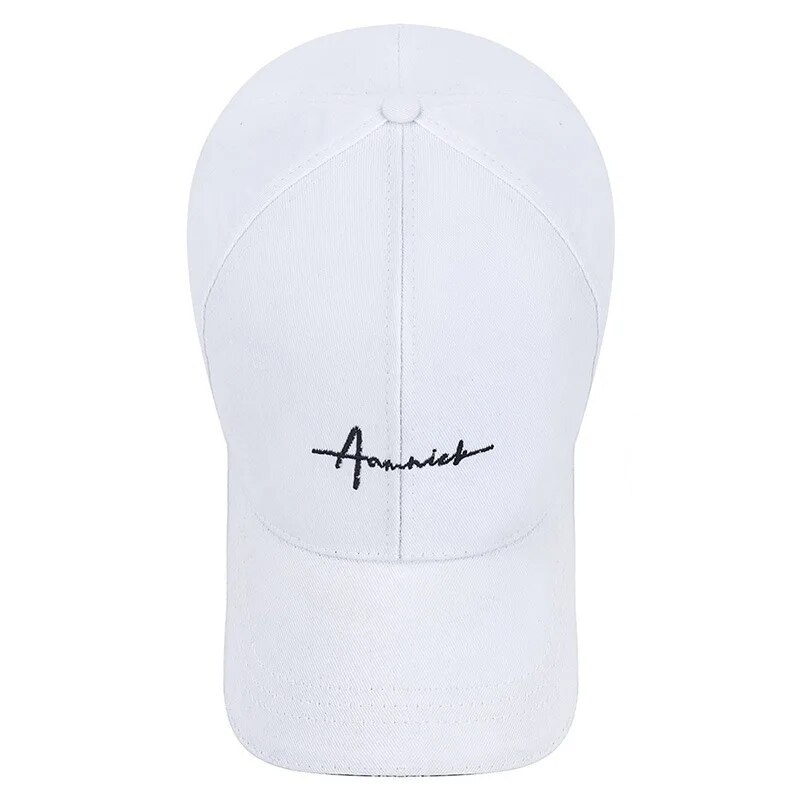 Hat Women's Korean Version Letter Embroidery Cap Baseball Cap Internet Celebrity Sports Breathable Hat Sun Hat