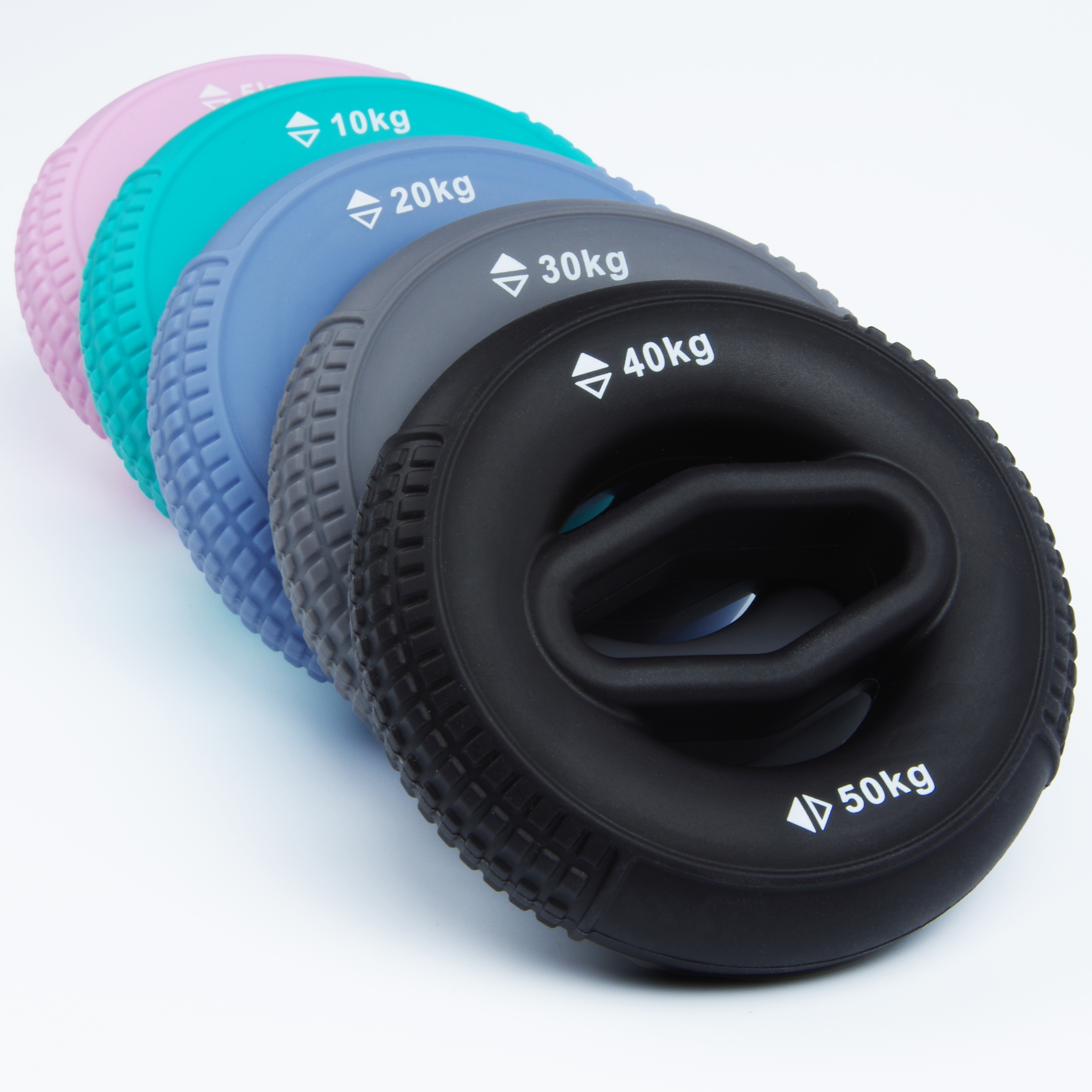 ハンドグリップ強化剤ハンドフィンガーエクササイザー前腕リングハンドエクササイザーシリコンスクイーザーグリッパー指物理用 24BD