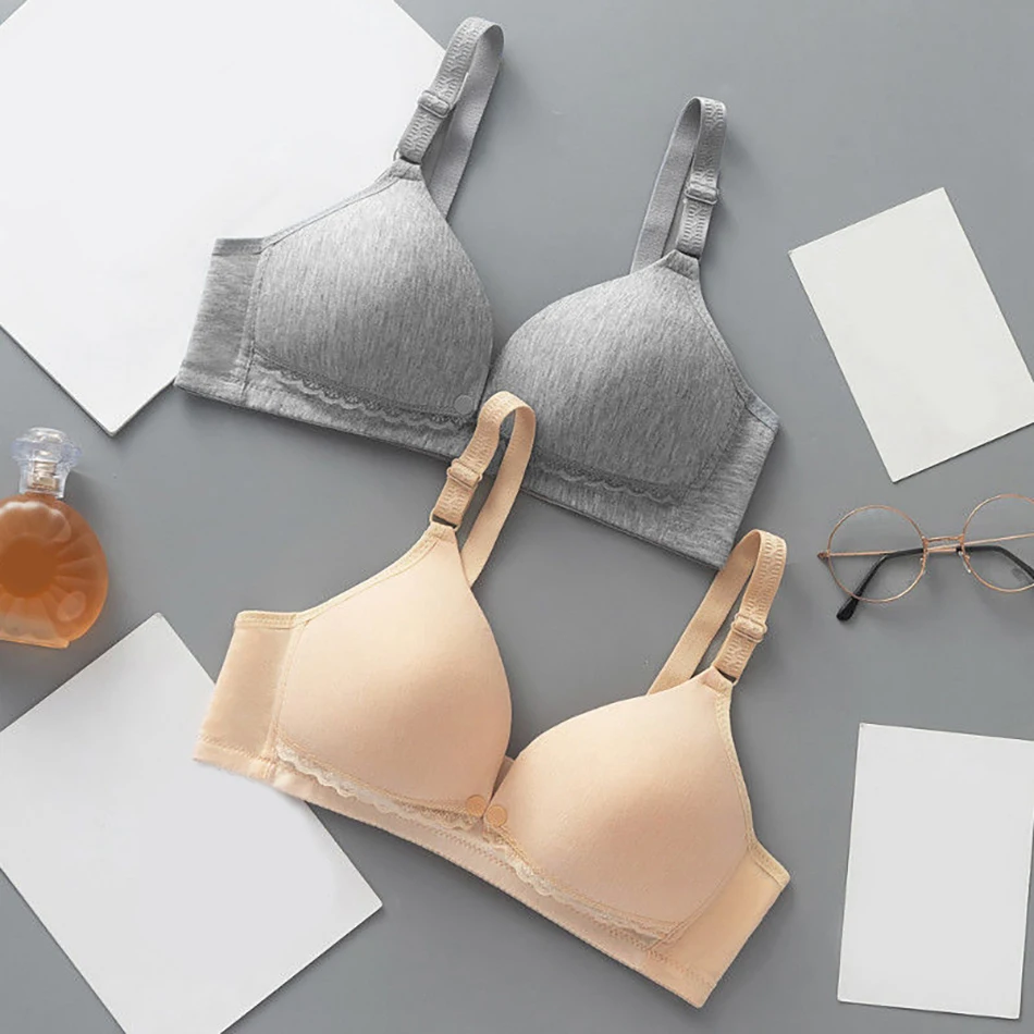 Sutiã de enfermagem para maternidade, clipe frontal, suporte anti-flacidez, respirável, design sem costura para conforto de amamentação pós-parto